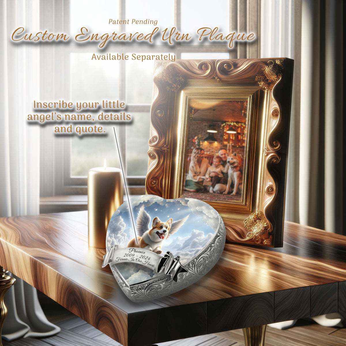 Eternal Elegance Dog Urns Corgi - Celestial Splendor Dog Urn