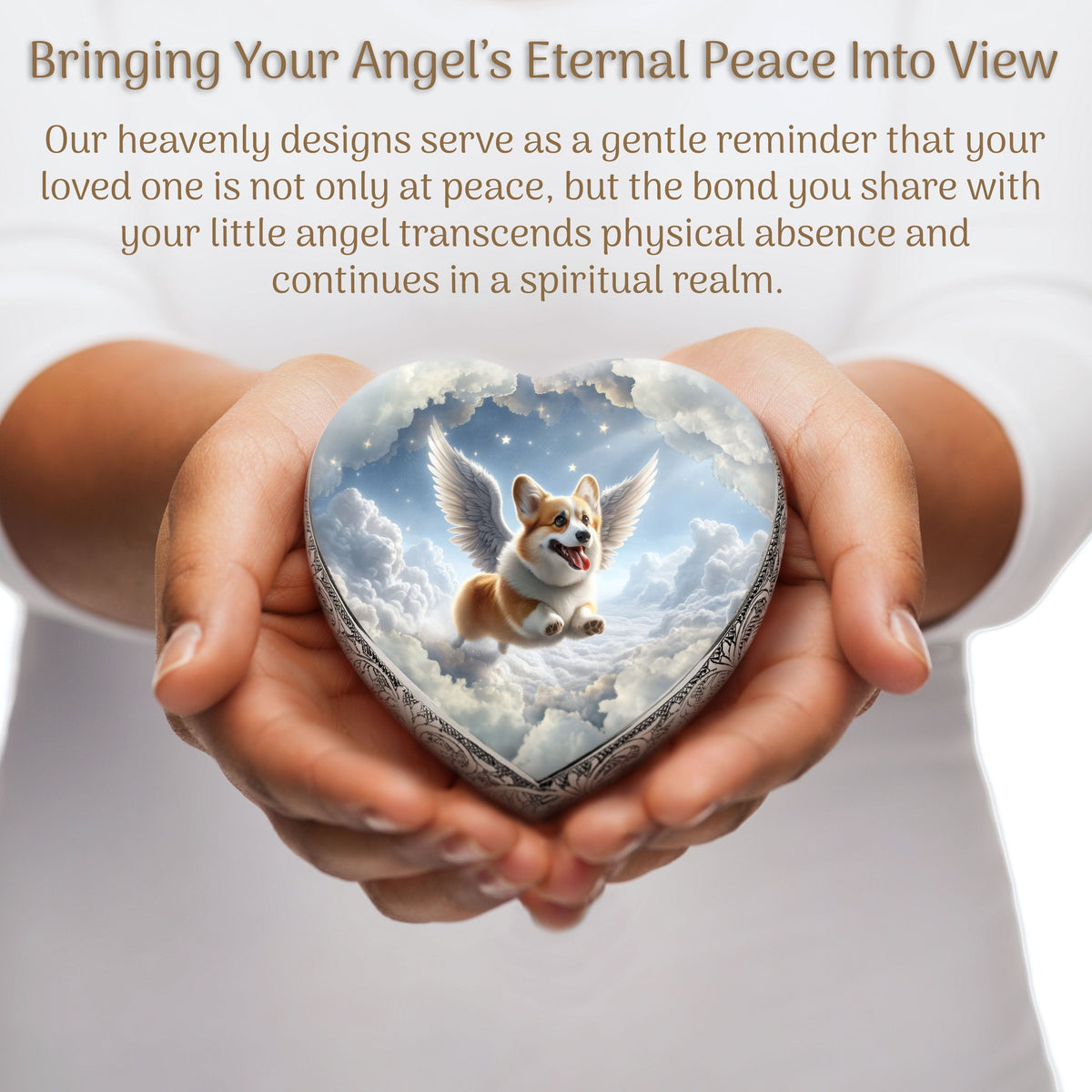 Eternal Elegance Dog Urns Corgi - Celestial Splendor Dog Urn