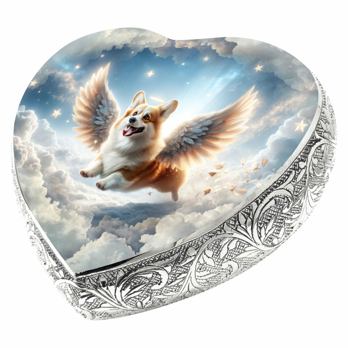 Eternal Elegance Dog Urns Corgi - Heavenly Serenity Dog Urn