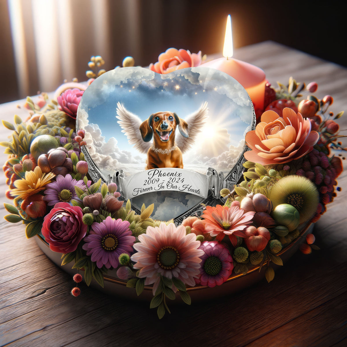 Eternal Elegance Dog Urns Dachshund - Celestial Majesty Dog Urn
