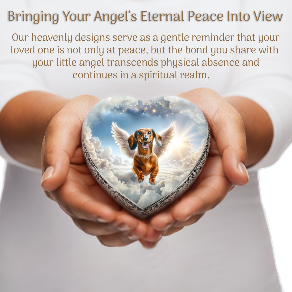 Eternal Elegance Dog Urns Dachshund - Celestial Majesty Dog Urn