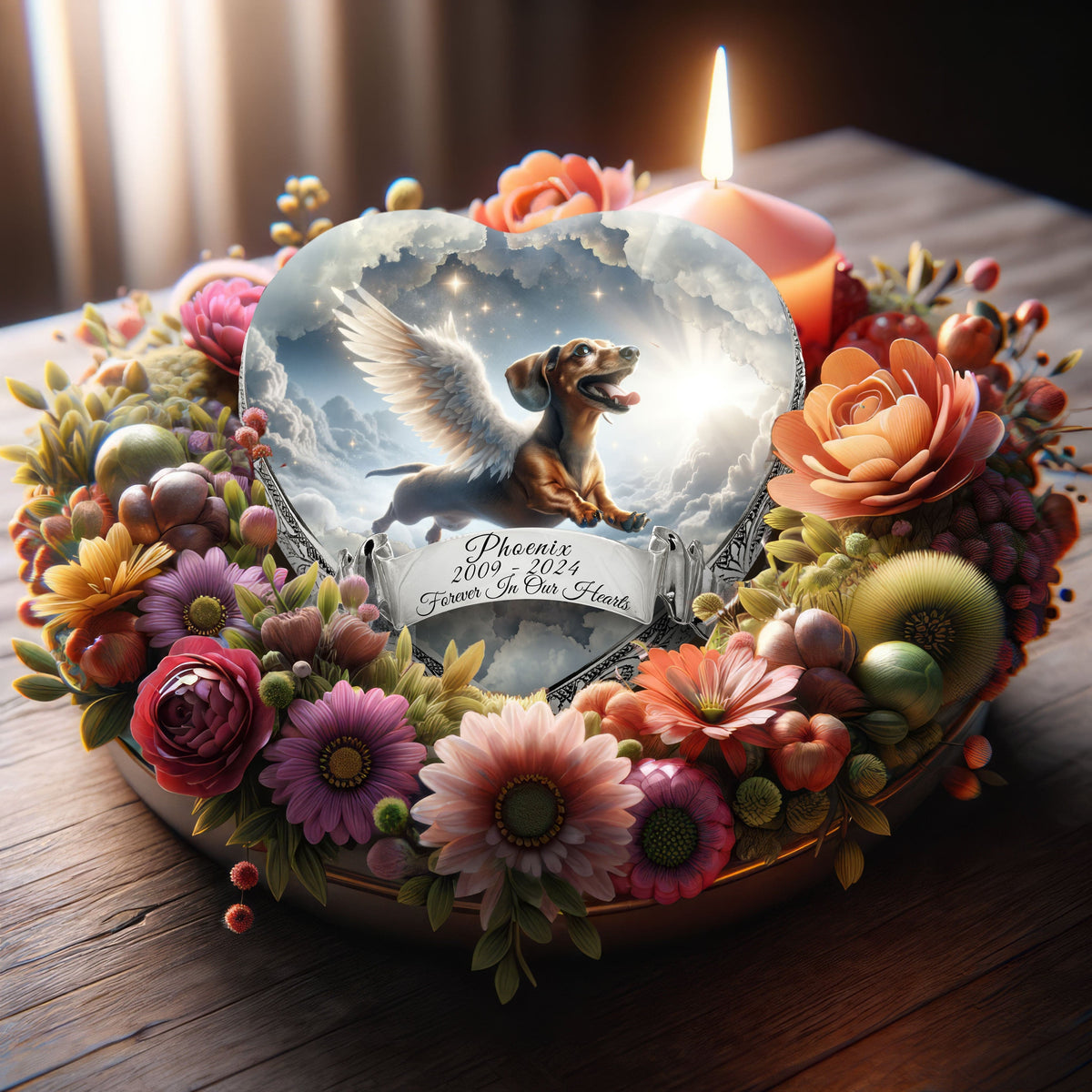 Eternal Elegance Dog Urns Dachshund - Sacred Skyscape Dog Urn
