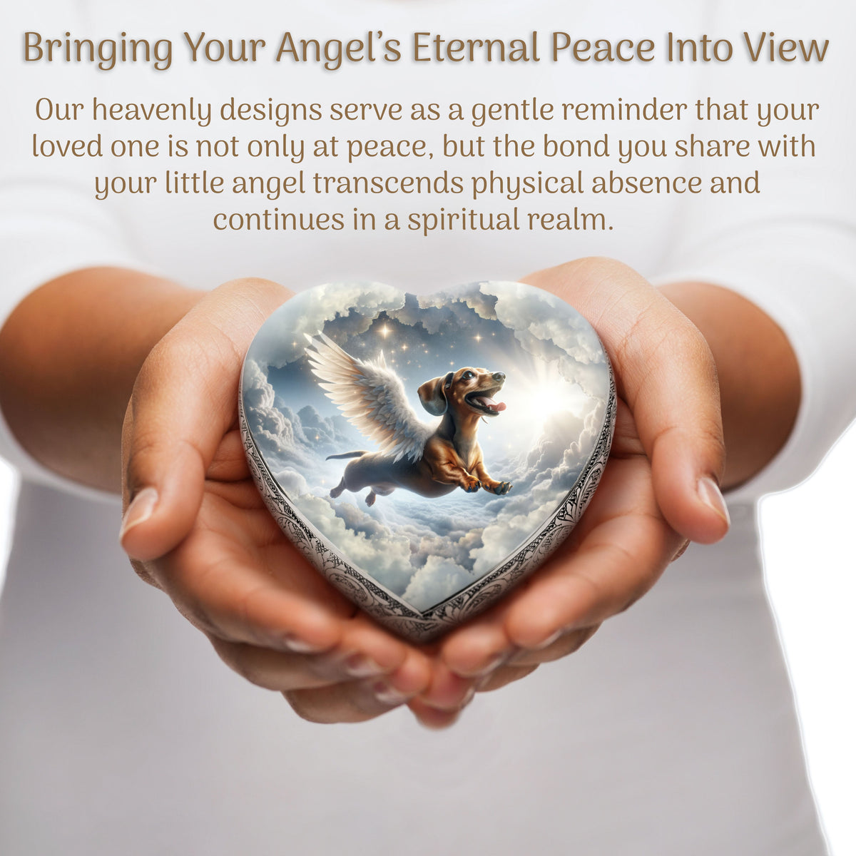 Eternal Elegance Dog Urns Dachshund - Sacred Skyscape Dog Urn