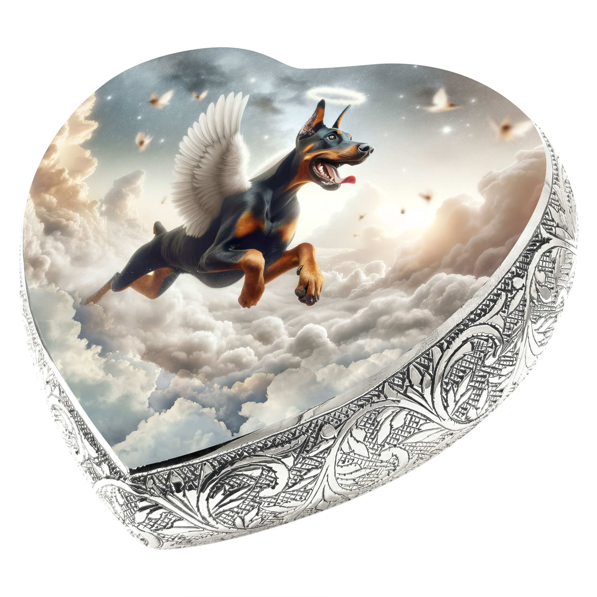 Eternal Elegance Dog Urns Doberman Pinscher - Edenic Splendor Dog Urn