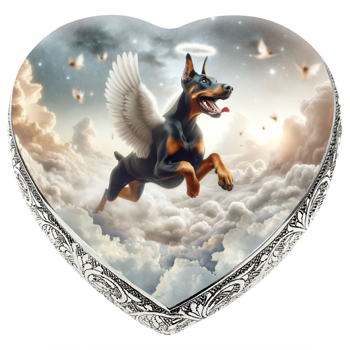 Eternal Elegance Dog Urns Doberman Pinscher - Edenic Splendor Dog Urn