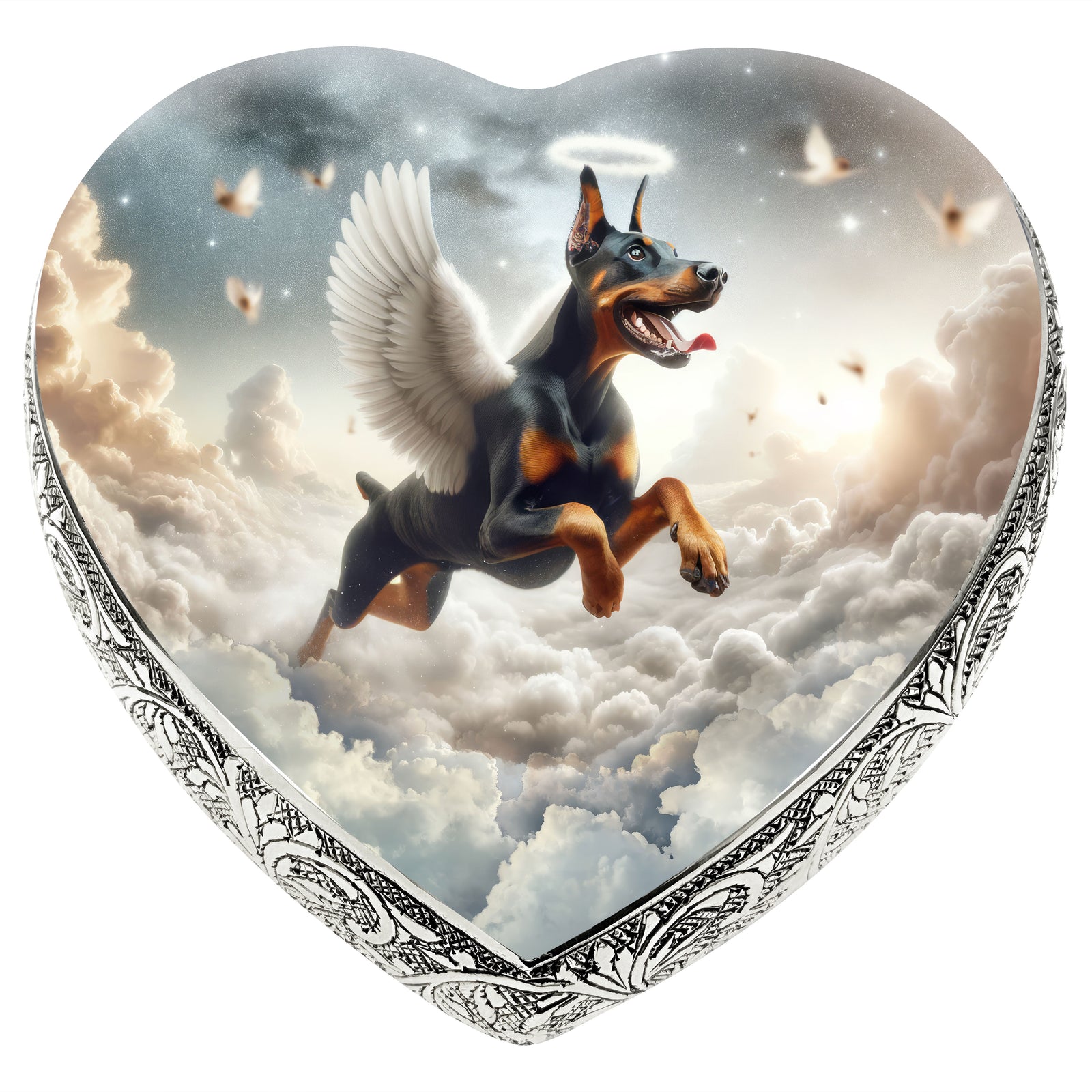 Eternal Elegance Dog Urns Doberman Pinscher - Edenic Splendor Dog Urn