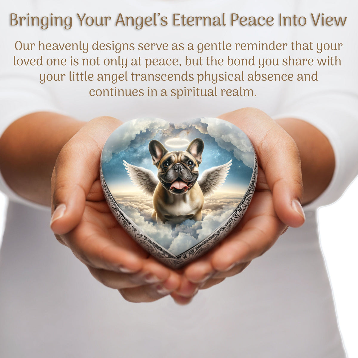 Eternal Elegance Dog Urns French Bulldog - Cherubic Charm Dog Urn