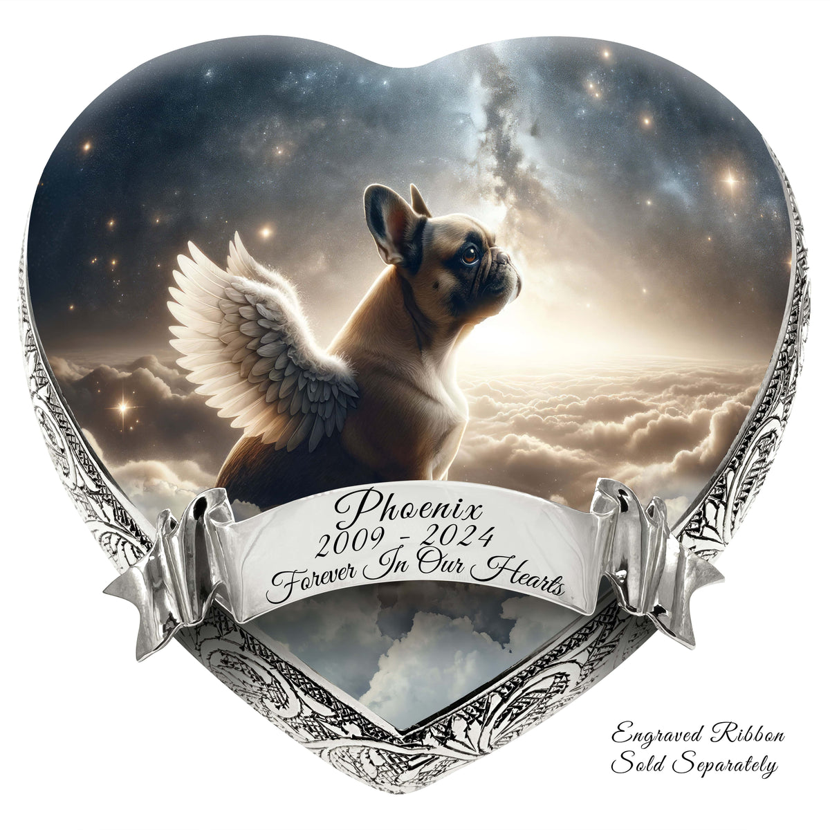 Eternal Elegance Dog Urns French Bulldog - Milky Way Whisper Dog Urn
