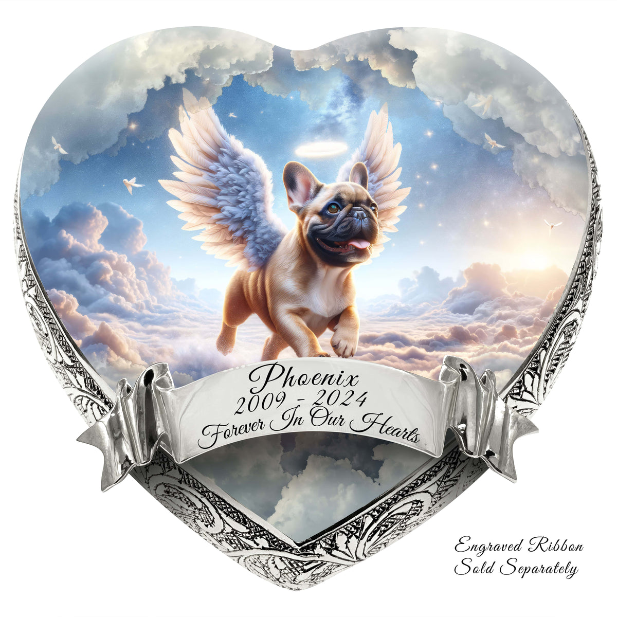 Eternal Elegance Dog Urns French Bulldog - Zenith Halo Dog Urn