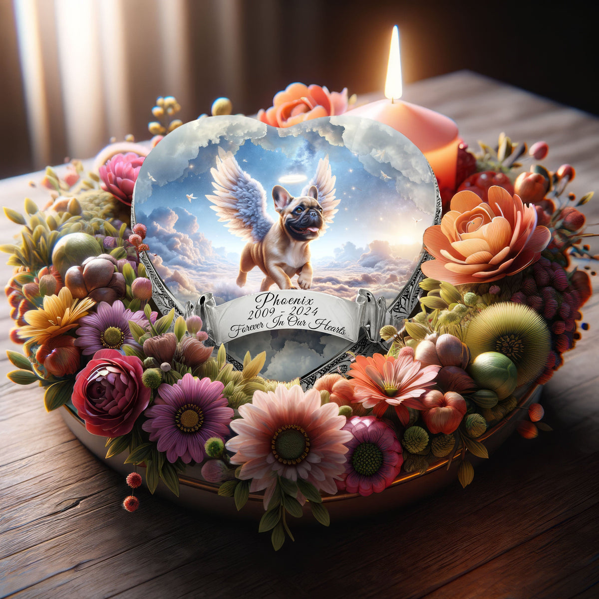 Eternal Elegance Dog Urns French Bulldog - Zenith Halo Dog Urn