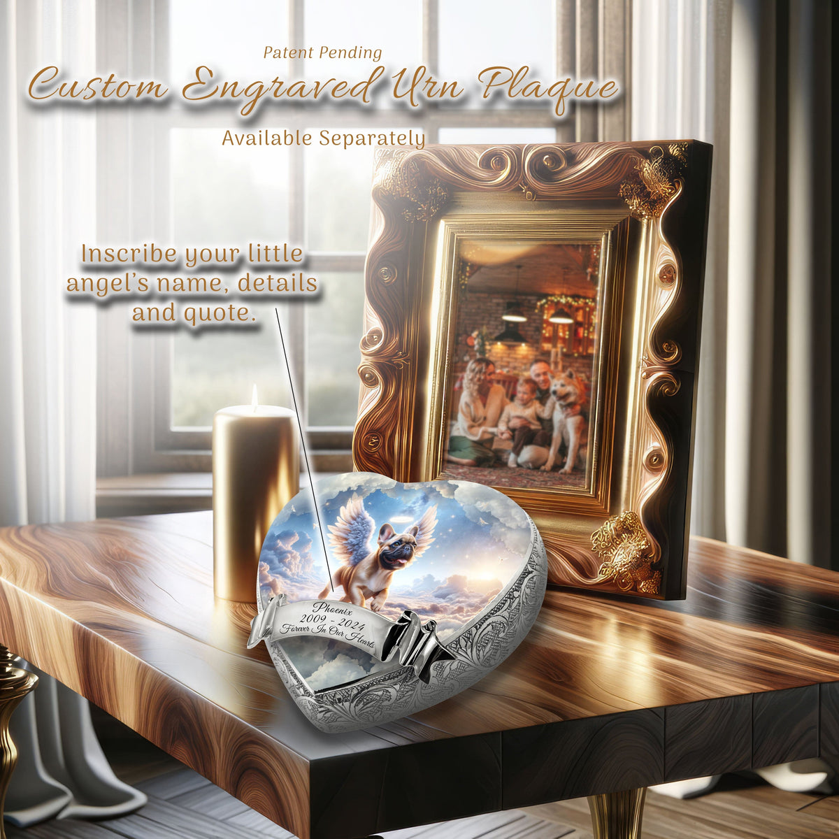Eternal Elegance Dog Urns French Bulldog - Zenith Halo Dog Urn