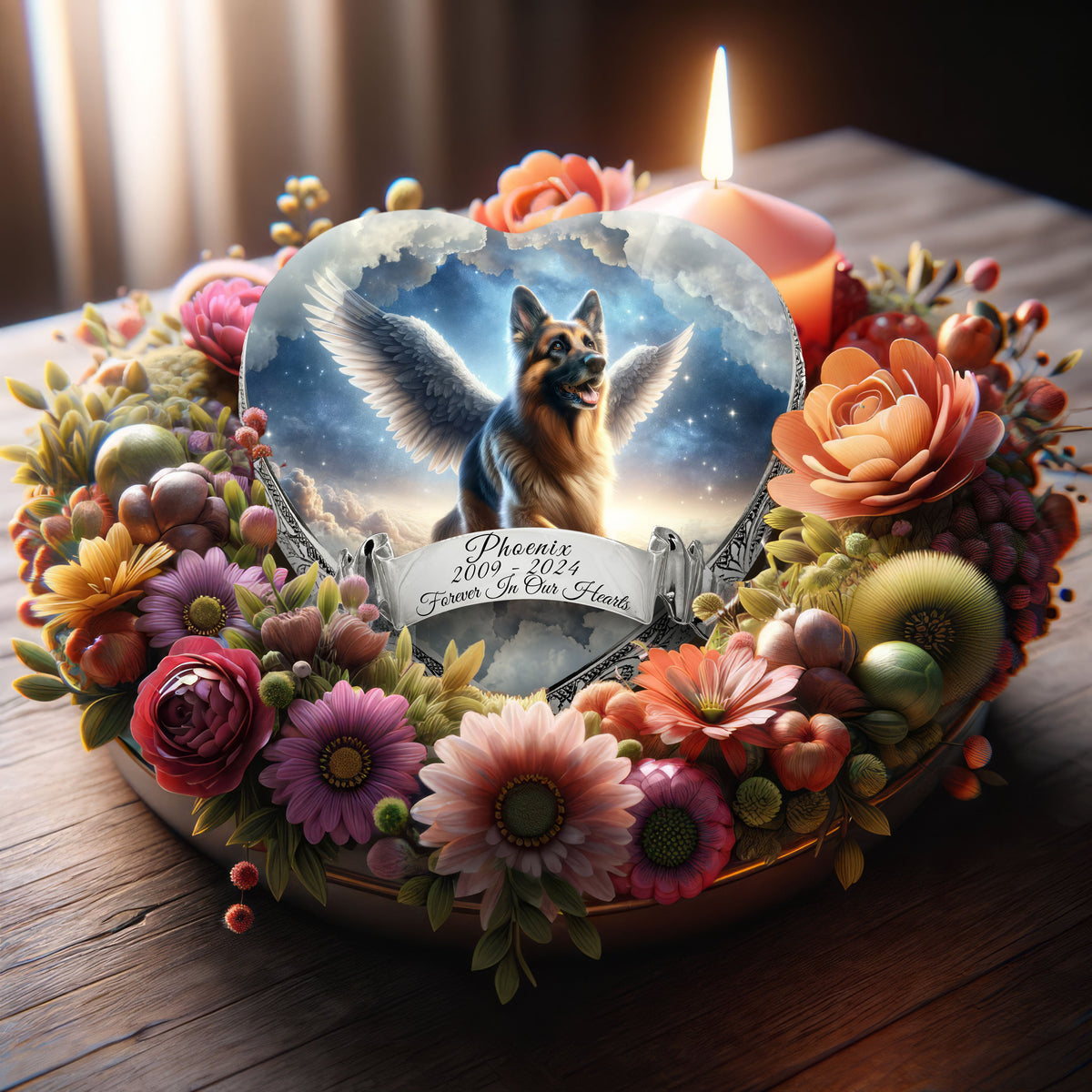 Eternal Elegance Dog Urns German Shepherd - Astral Voyage Dog Urn