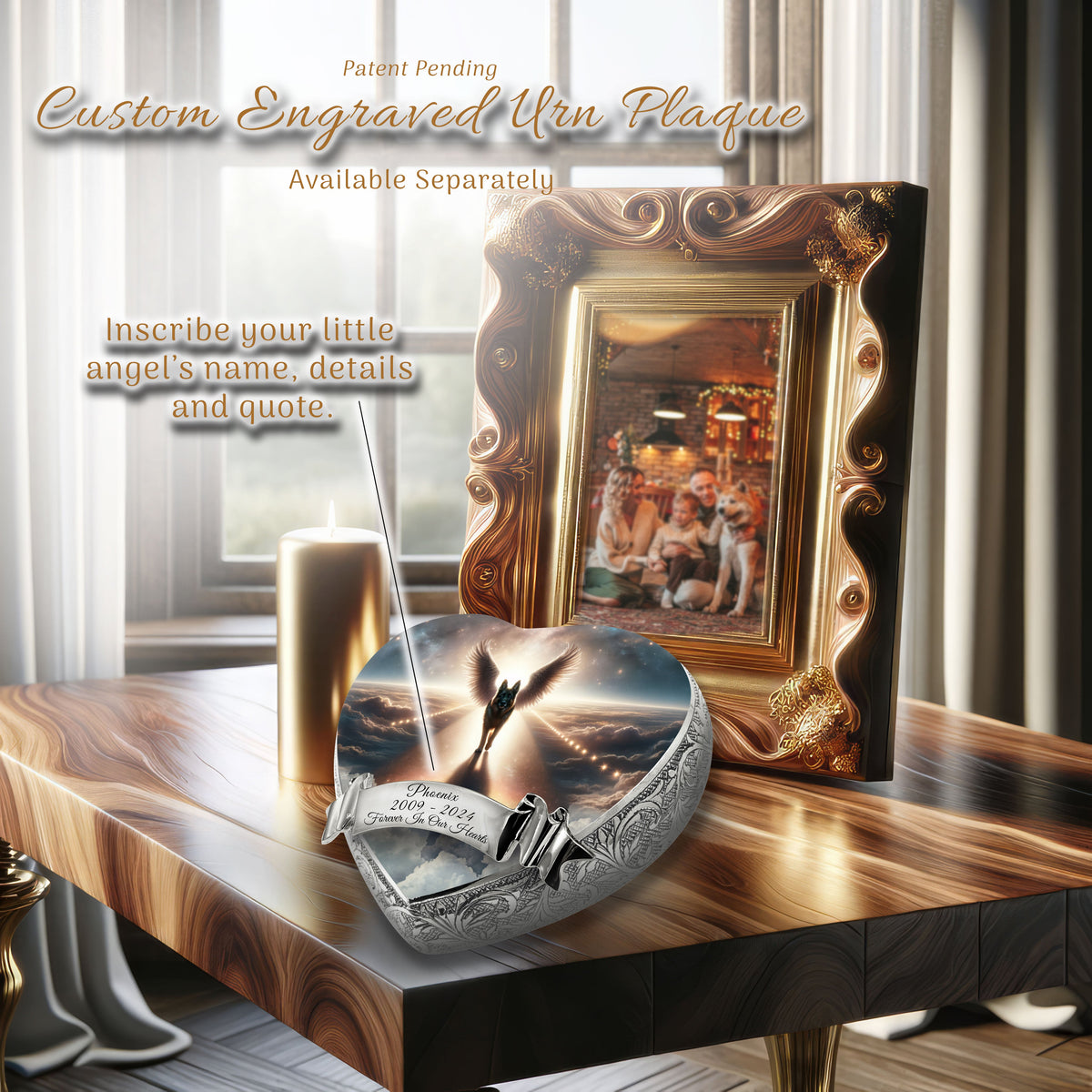Eternal Elegance Dog Urns German Shepherd - Cosmic Charm Dog Urn