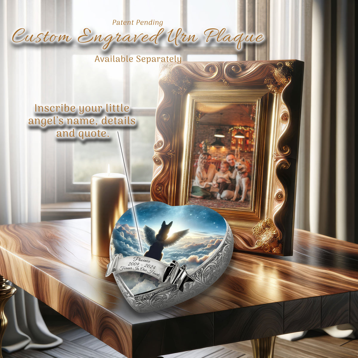 Eternal Elegance Dog Urns German Shepherd - Cosmic Oasis Dog Urn