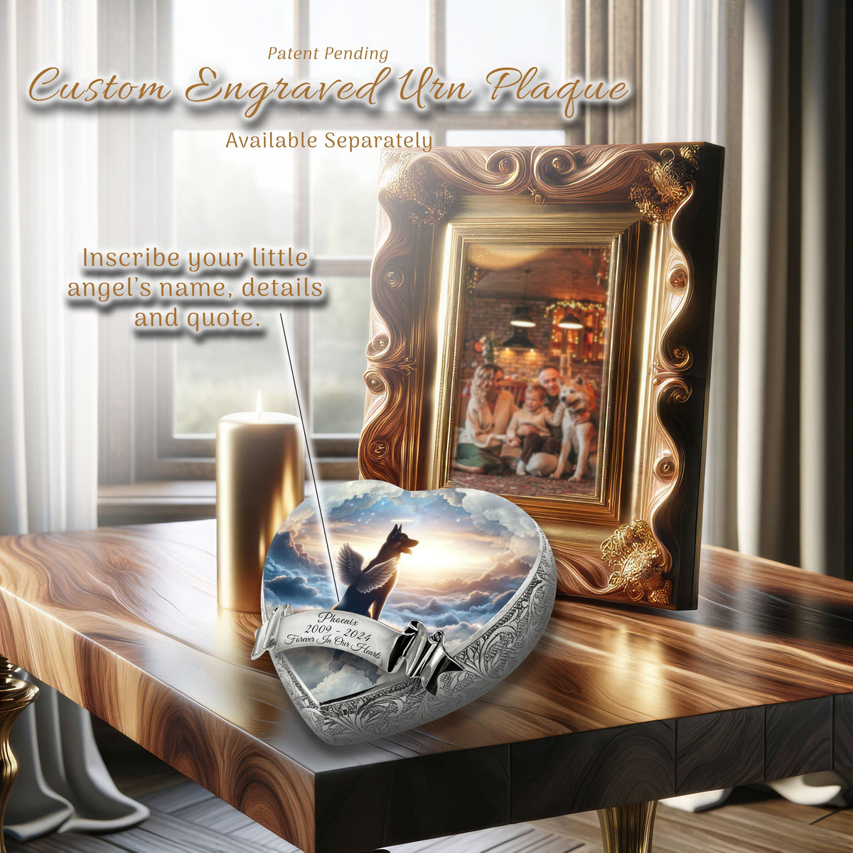 Eternal Elegance Dog Urns German Shepherd - Heavenly Horizon Dog Urn