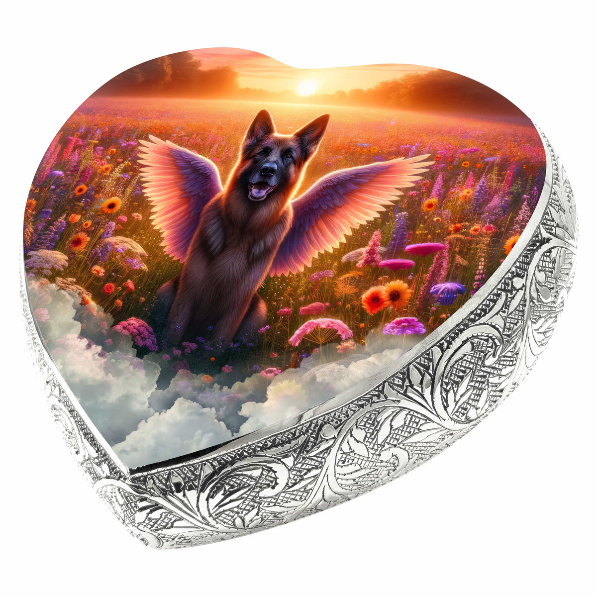 Eternal Elegance Dog Urns German Shepherd - Heavenly Hues Dog Urn