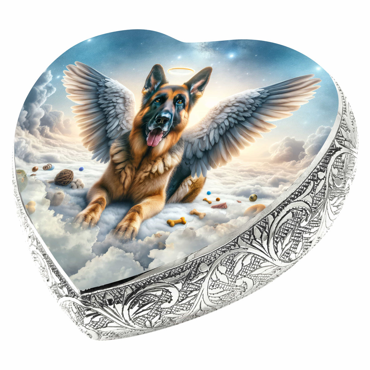 Eternal Elegance Dog Urns German Shepherd - Infinity Glaze Dog Urn