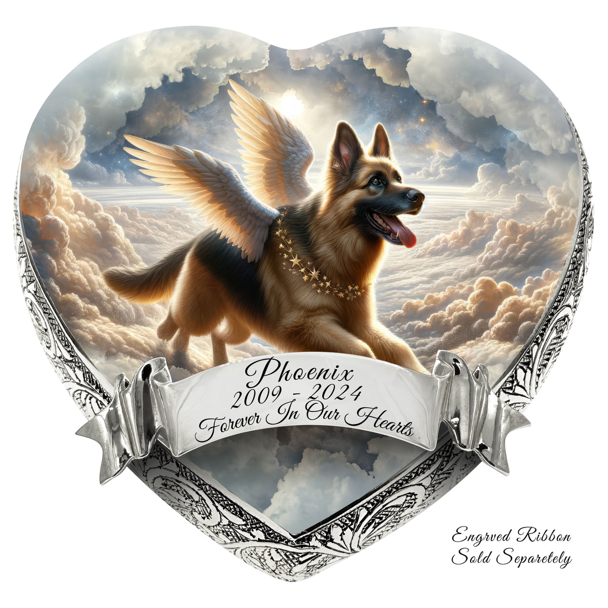 Eternal Elegance Dog Urns German Shepherd - Starfield Bliss Dog Urn