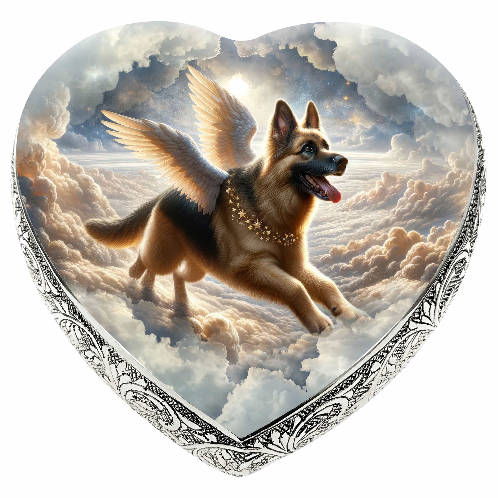 Eternal Elegance Dog Urns German Shepherd - Starfield Bliss Dog Urn