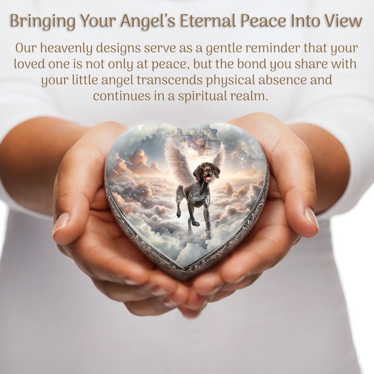 Eternal Elegance Dog Urns German Shorthaired Pointer - Heavenly Horizon Dog Urn