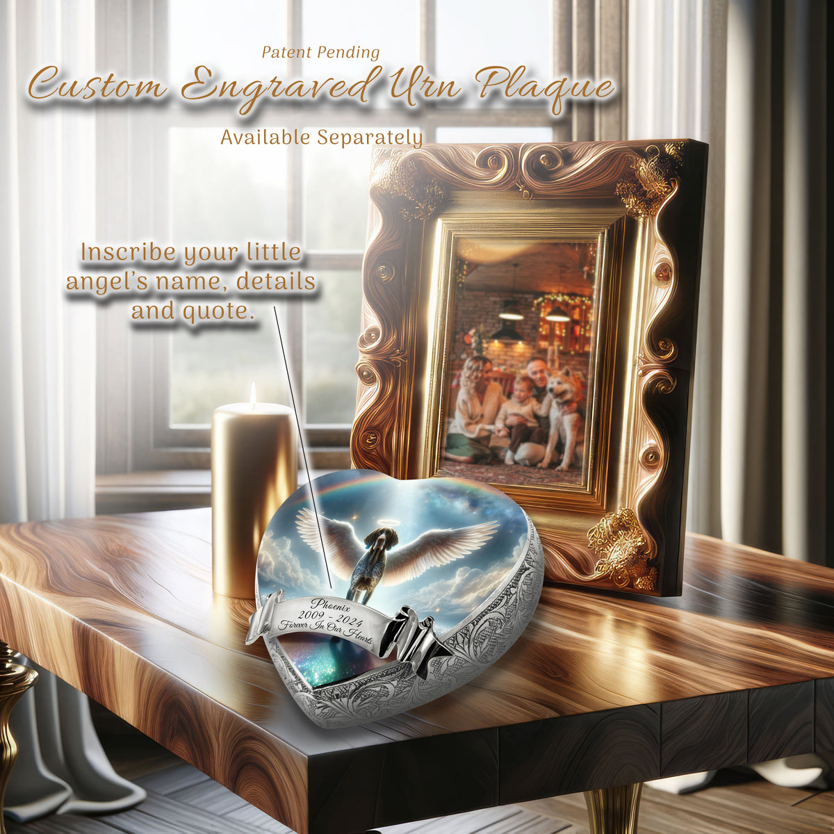 Eternal Elegance Dog Urns German Shorthaired Pointer - Rainbow Crossing Dog Urn