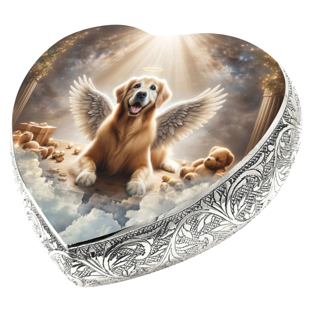 Eternal Elegance Dog Urns Golden Retriever - Empyrean Elegance Dog Urn