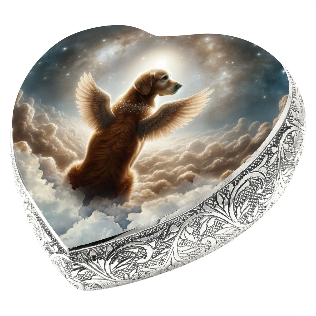 Eternal Elegance Dog Urns Golden Retriever - Nebula Nectar Dog Urn