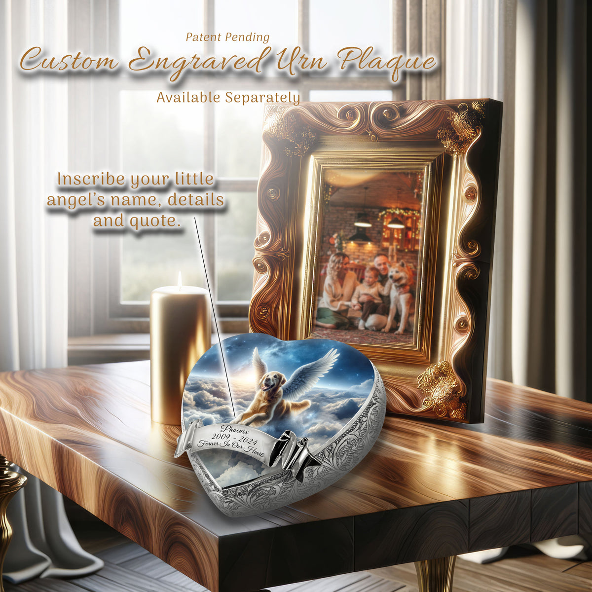 Eternal Elegance Dog Urns Golden Retriever - Nova Glow Dog Urn