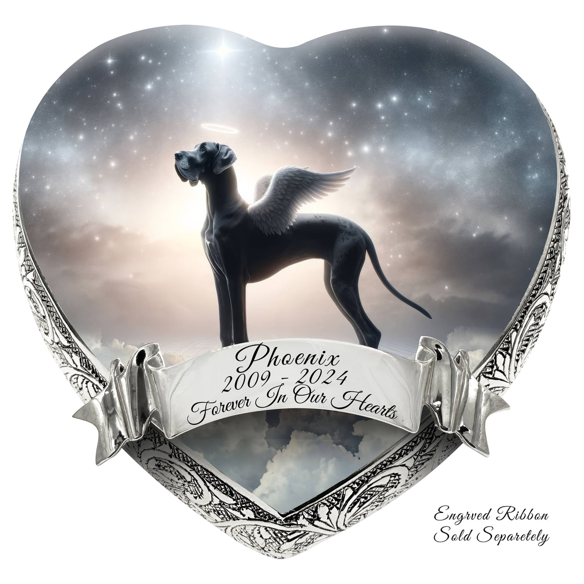 Eternal Elegance Dog Urns Great Dane - Celestial Horizon Dog Urn