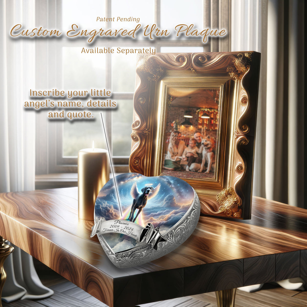 Eternal Elegance Dog Urns Great Dane - Rainbow Crossing Dog Urn