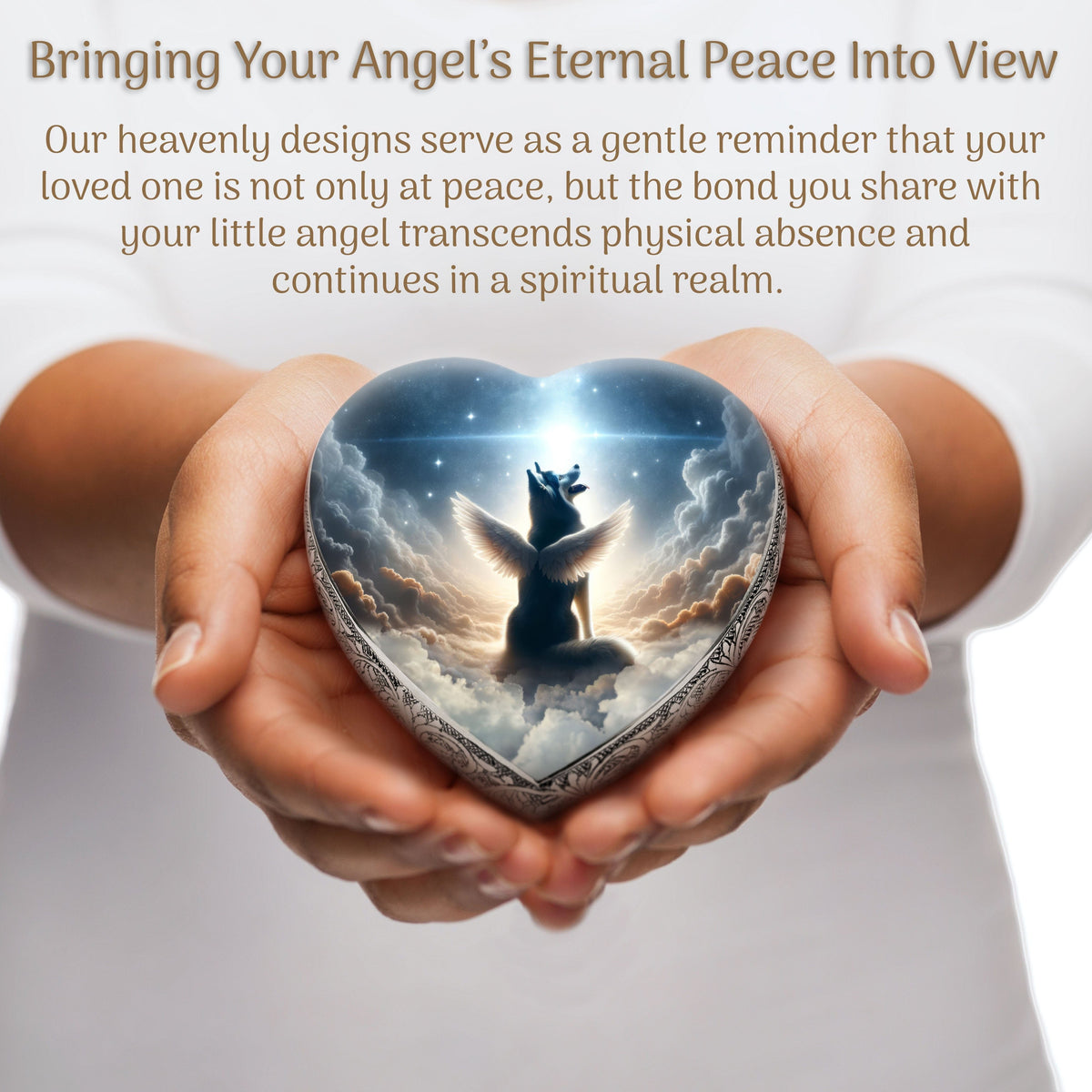 Eternal Elegance Dog Urns Husky - Galactic Grace Dog Urn