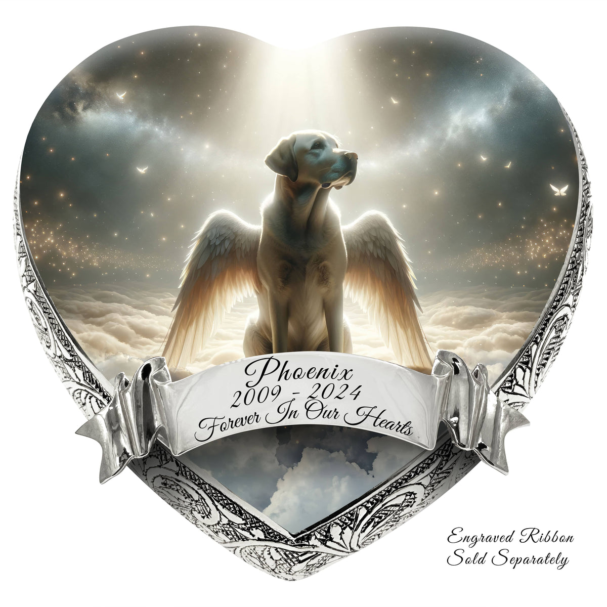 Eternal Elegance Dog Urns Labrador Retriever - Angelic Light Dog Urn