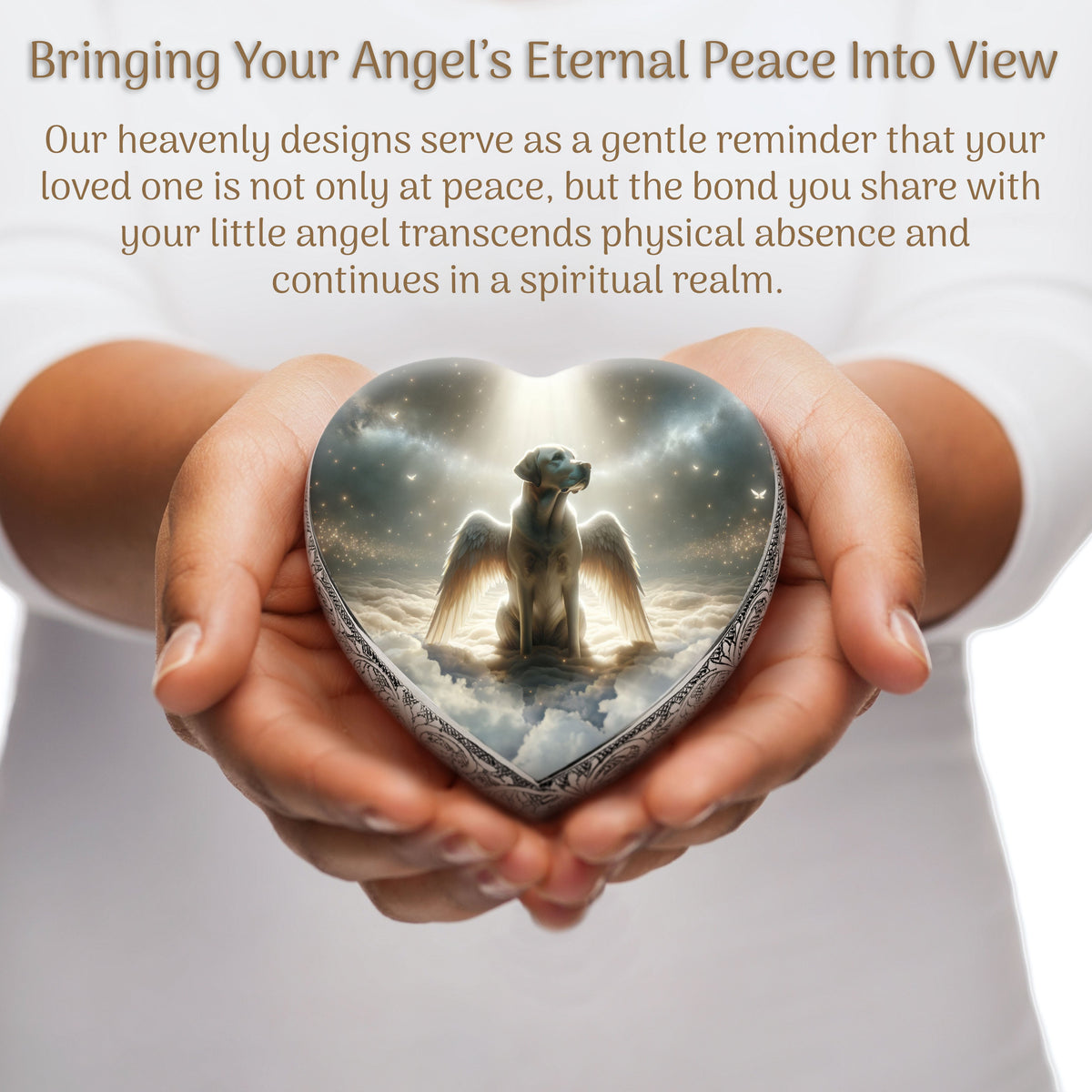 Eternal Elegance Dog Urns Labrador Retriever - Angelic Light Dog Urn