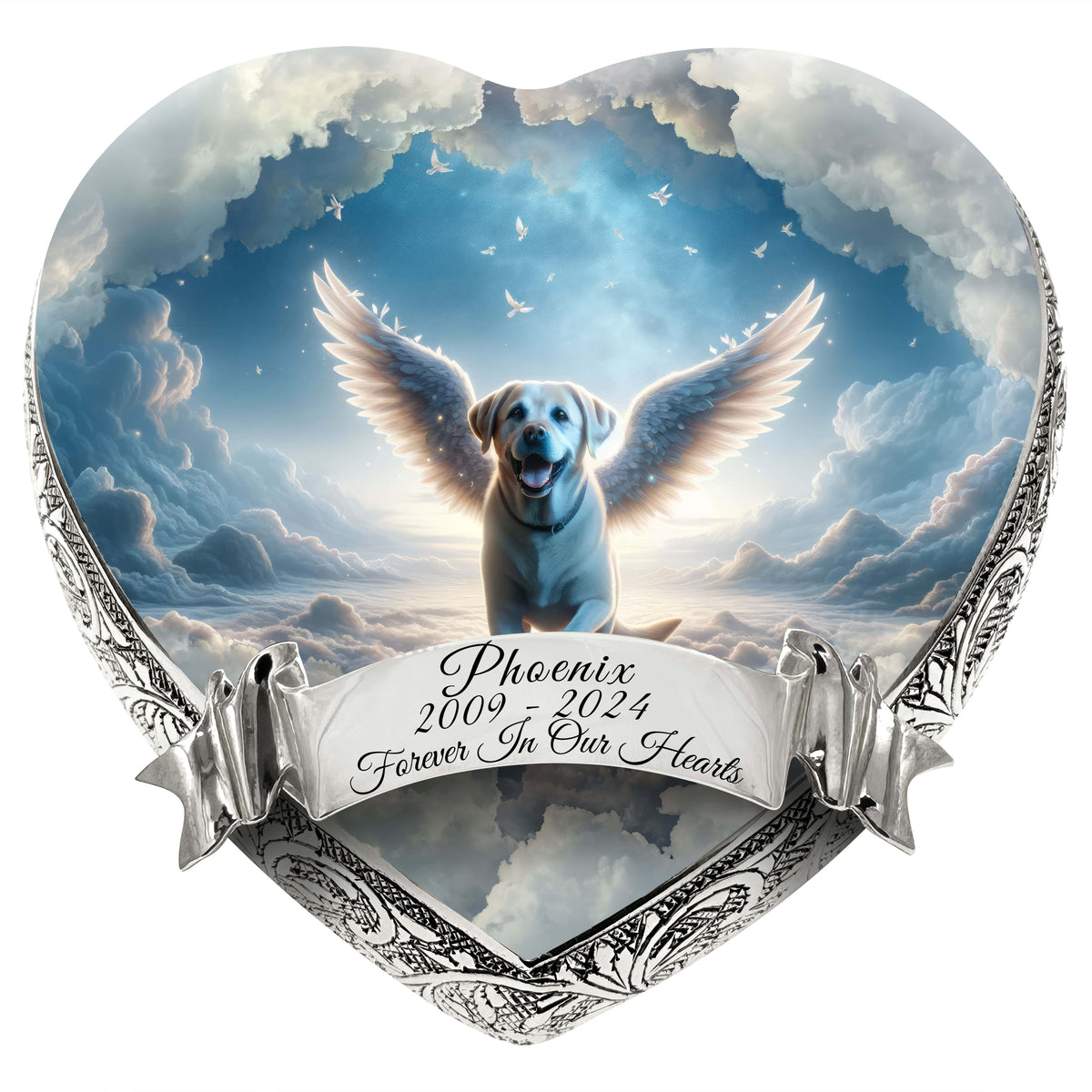 Eternal Elegance Dog Urns Labrador Retriever - Astral Mist Dog Urn