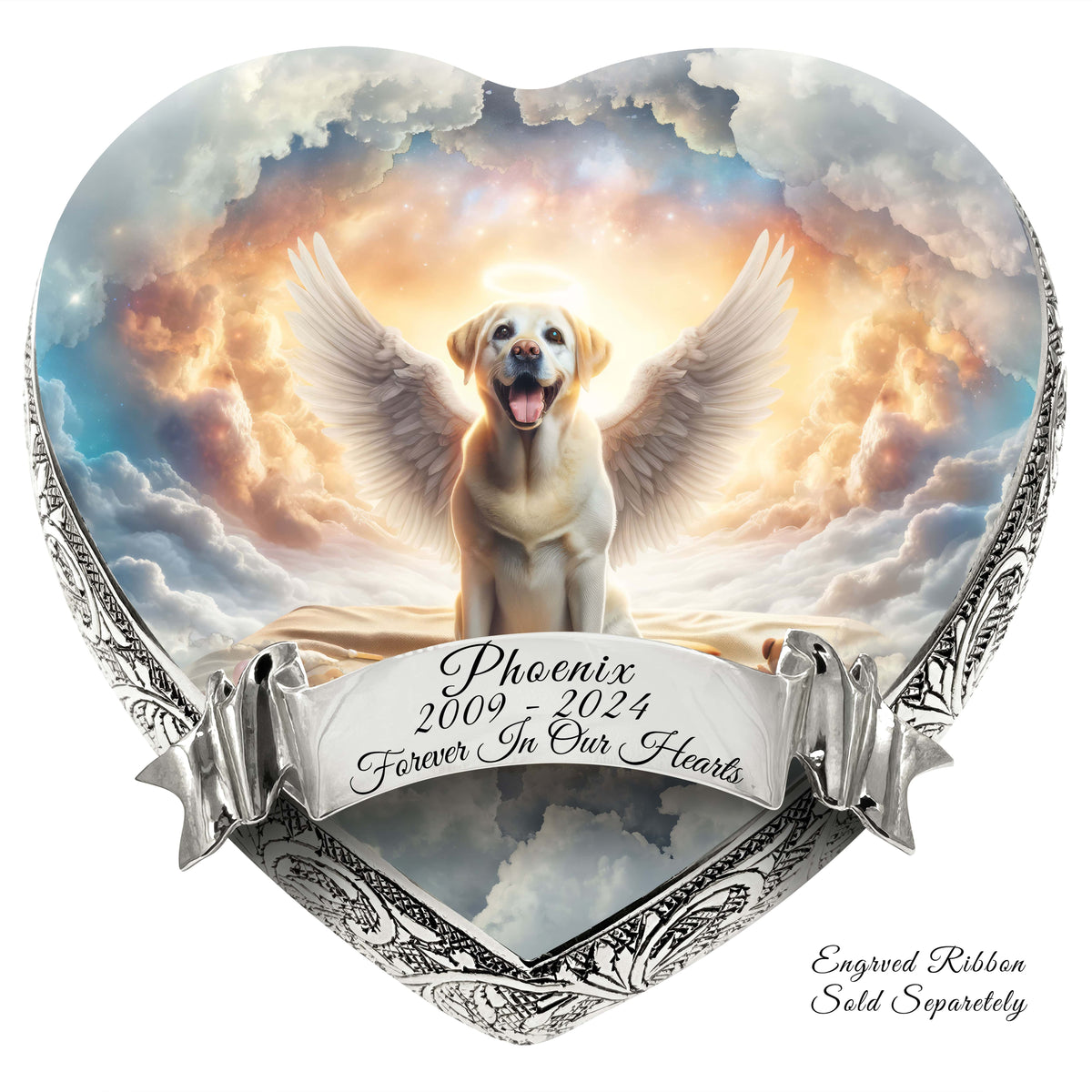 Eternal Elegance Dog Urns Labrador Retriever - Galaxy Glitter Dog Urn