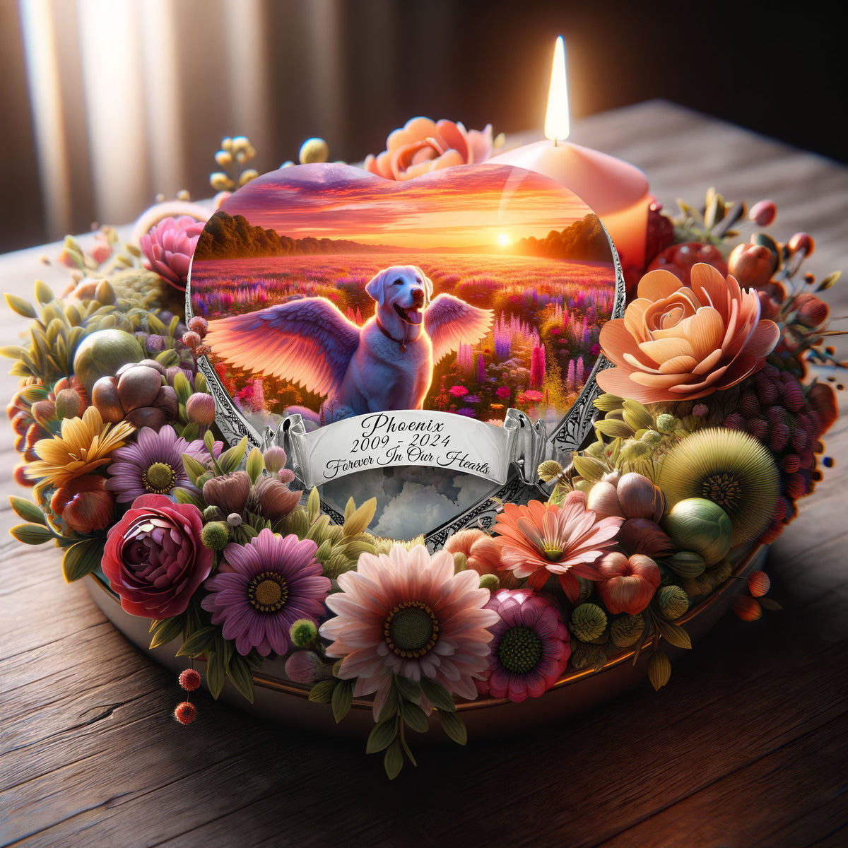 Eternal Elegance Dog Urns Labrador Retriever - Sunburst Dream Dog Urn