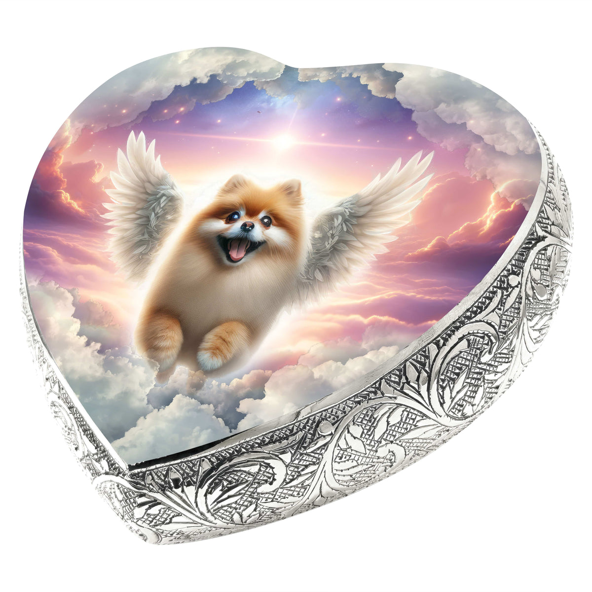 Eternal Elegance Dog Urns Pomeranian - Cosmic Bliss Dog Urn