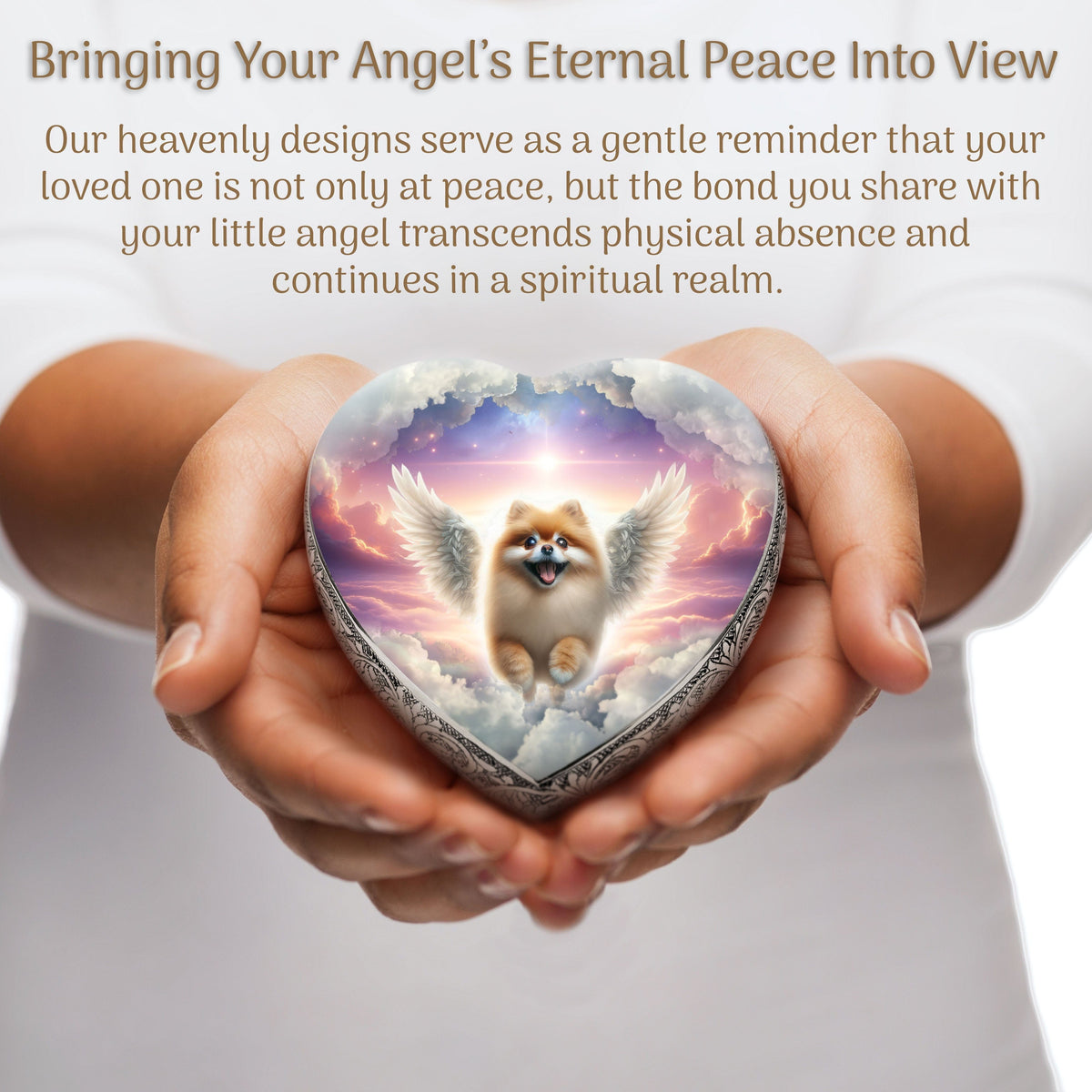 Eternal Elegance Dog Urns Pomeranian - Cosmic Bliss Dog Urn
