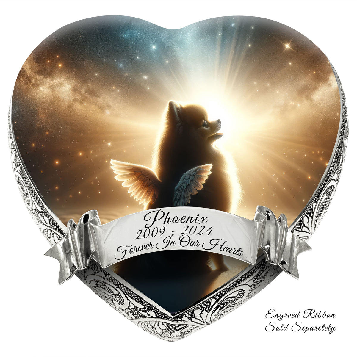 Eternal Elegance Dog Urns Pomeranian - Elysian Twilight Dog Urn