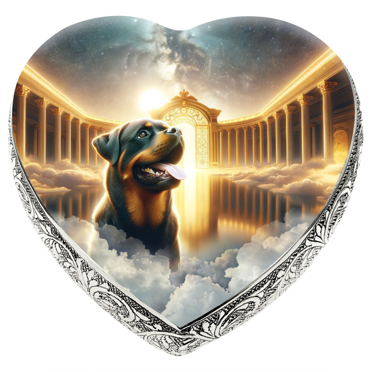 Eternal Elegance Dog Urns Rottweiler - Stellar Symphony Dog Urn
