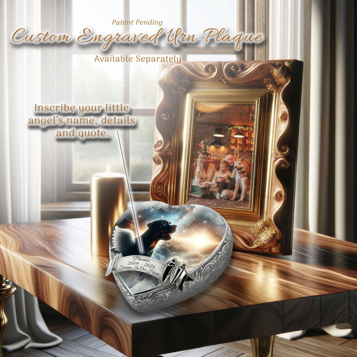Eternal Elegance Dog Urns Rottweiler - Supernova Swirl Dog Urn