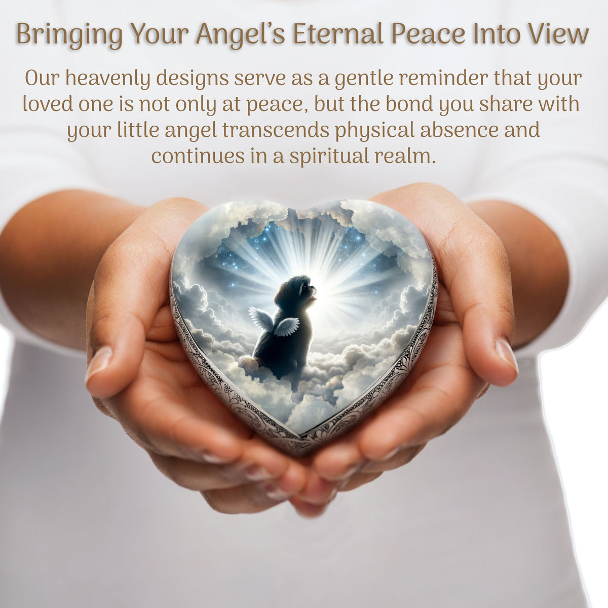 Eternal Elegance Dog Urns Shih Tzu - Divine Aura Dog Urn