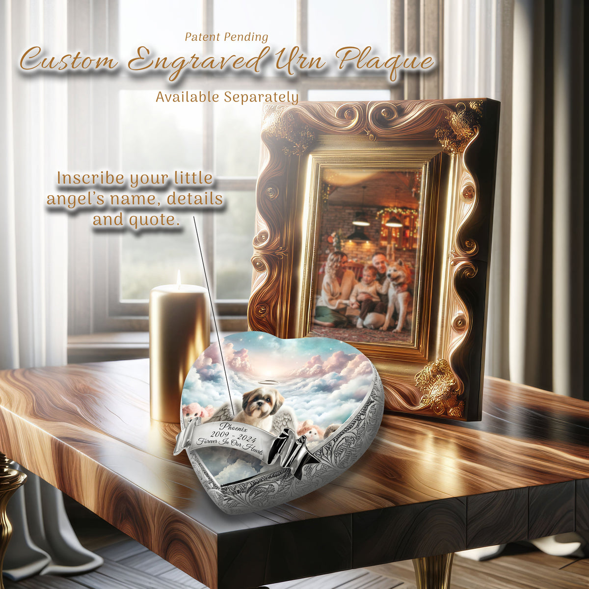 Eternal Elegance Dog Urns Shih Tzu - Galaxy Glitter Dog Urn
