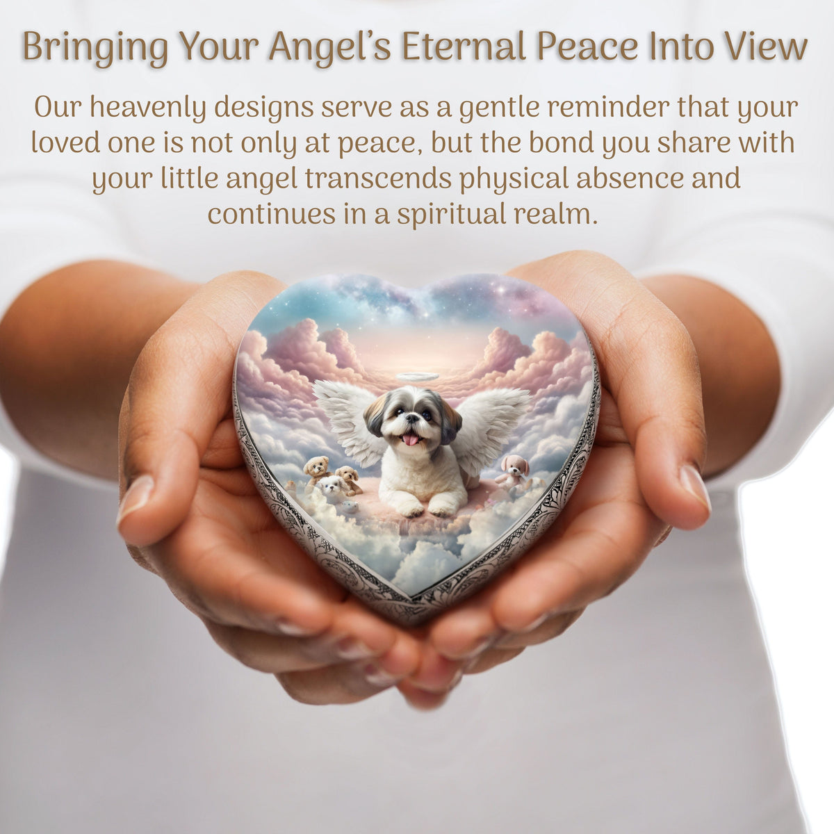 Eternal Elegance Dog Urns Shih Tzu - Paradise Beam Dog Urn
