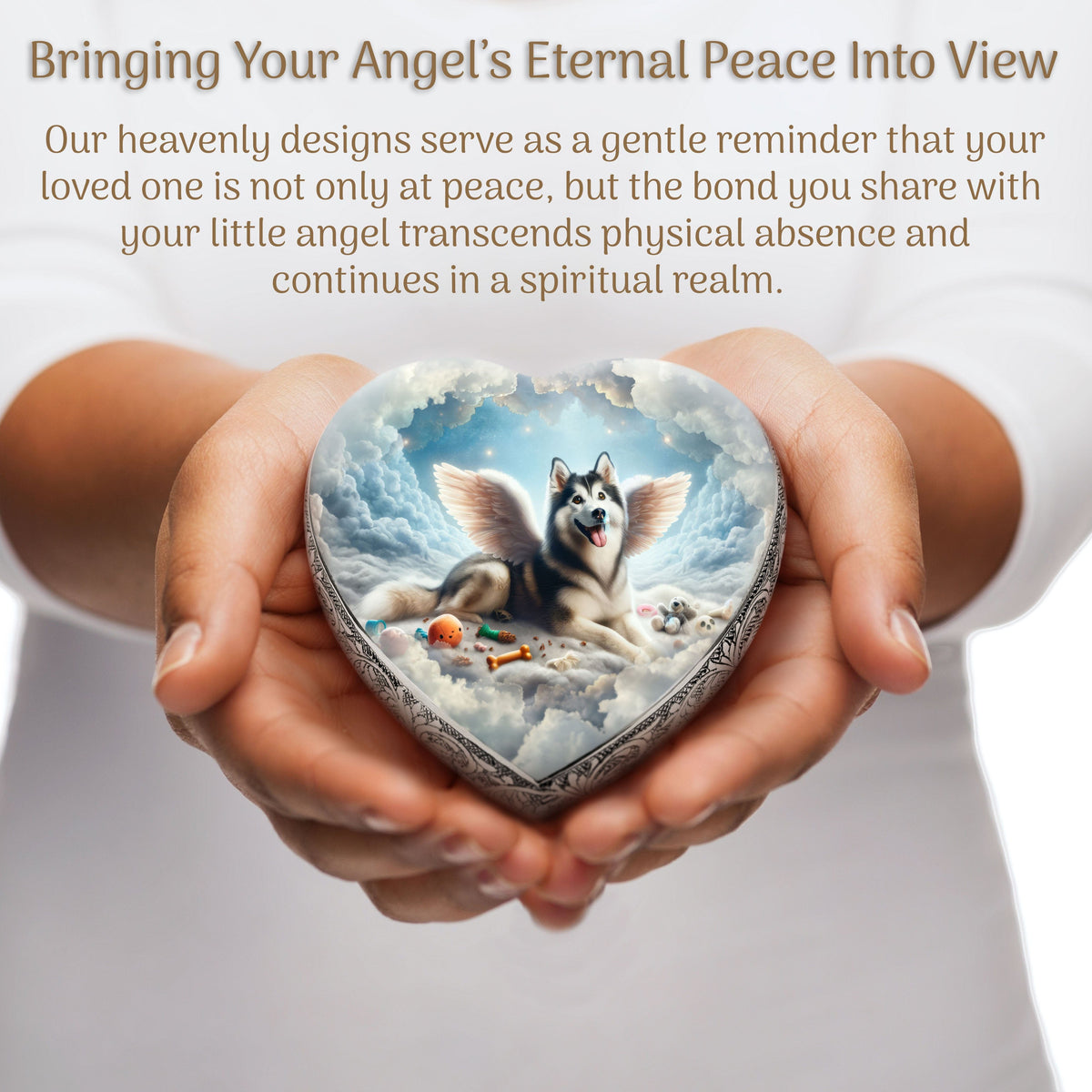 Eternal Elegance Dog Urns Siberian Husky - Celestial Dreamscape Dog Urn