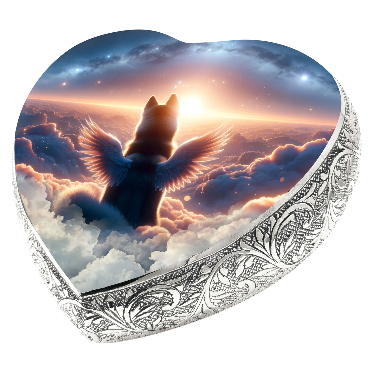 Eternal Elegance Dog Urns Siberian Husky - Seraphic Horizon Dog Urn