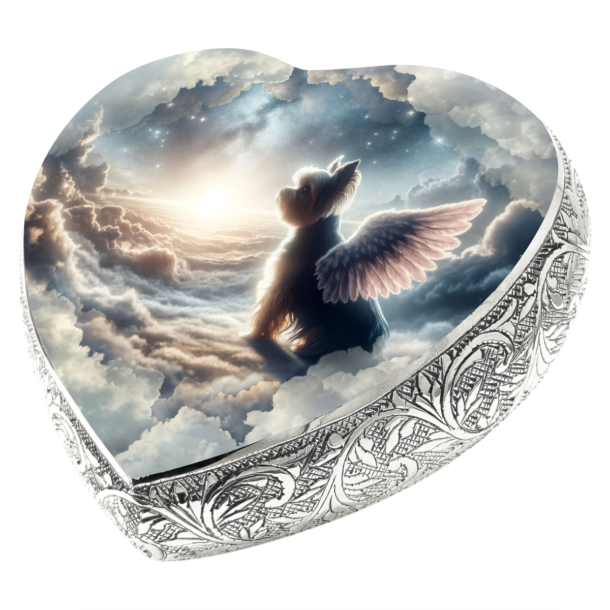 Eternal Elegance Dog Urns Yorkshire Terrier - Celestial Grandeur Dog Urn