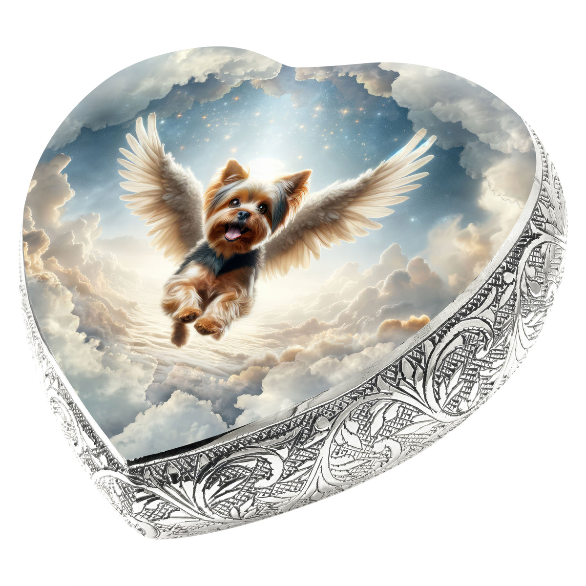 Eternal Elegance Dog Urns Yorkshire Terrier - Heavenly Glow Dog Urn