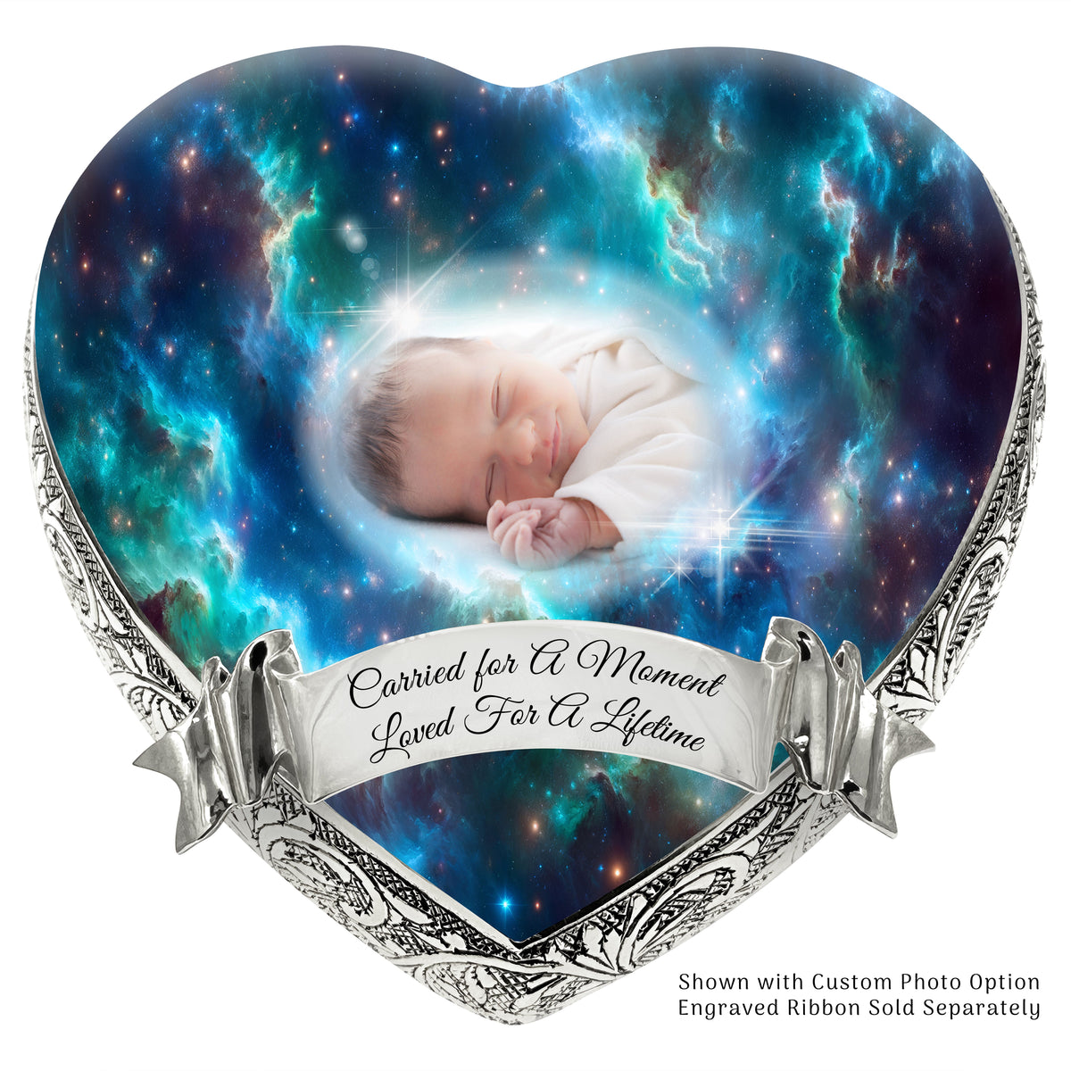 Eternal Elegance Urns for Babies Blue Galaxy Baby or Child Cremation Urn
