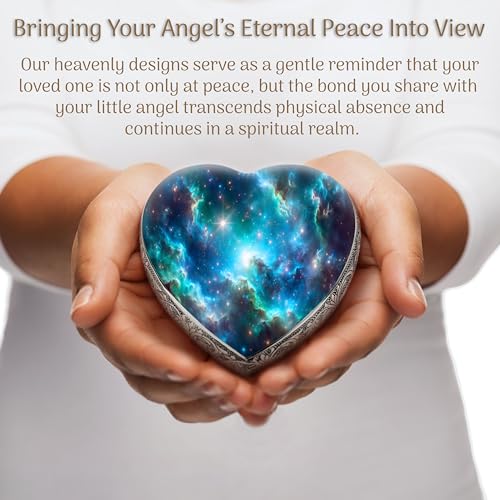 Eternal Elegance Urns for Babies Blue Galaxy Baby or Child Cremation Urn